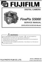 Thumbnail FUJU FINEPIX S5000 SERVICE MANUAL