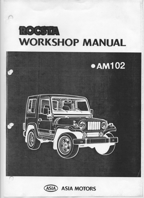 Product picture  Asia Rocsta Workshop, service manual